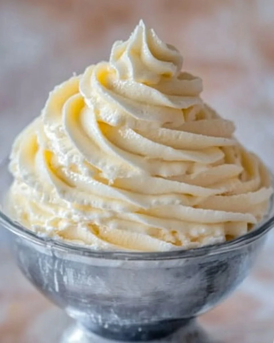 American Buttercream mit Vanillepudding für köstliche Tortendekoration