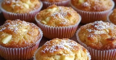 Saftige Apfel Quark Muffins aus frischen Äpfeln und Quark