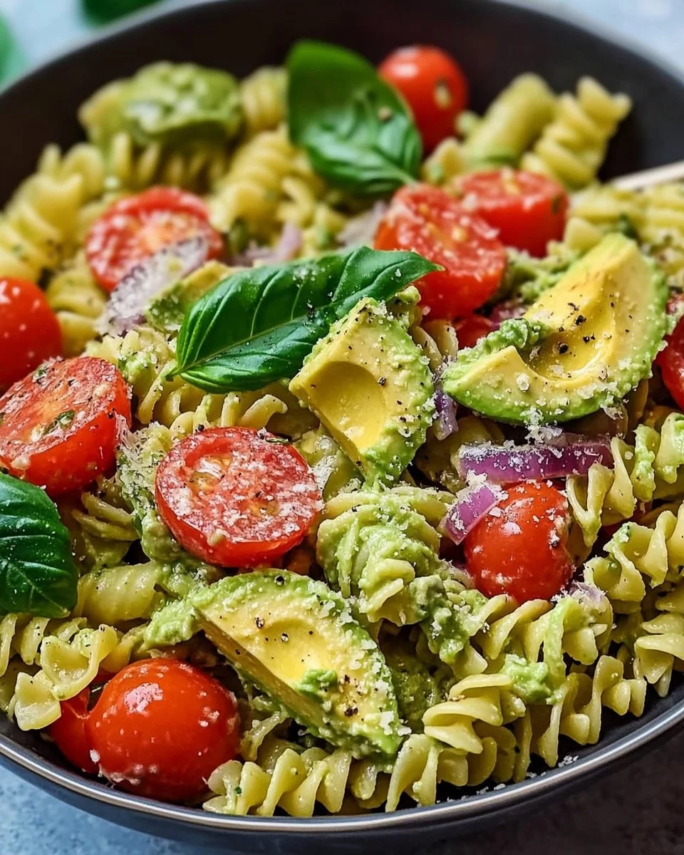 Avocado-Pasta-Salat