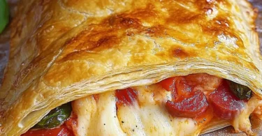 Selbstgemachte Calzone mit Blätterteig und verlockenden Füllungen.