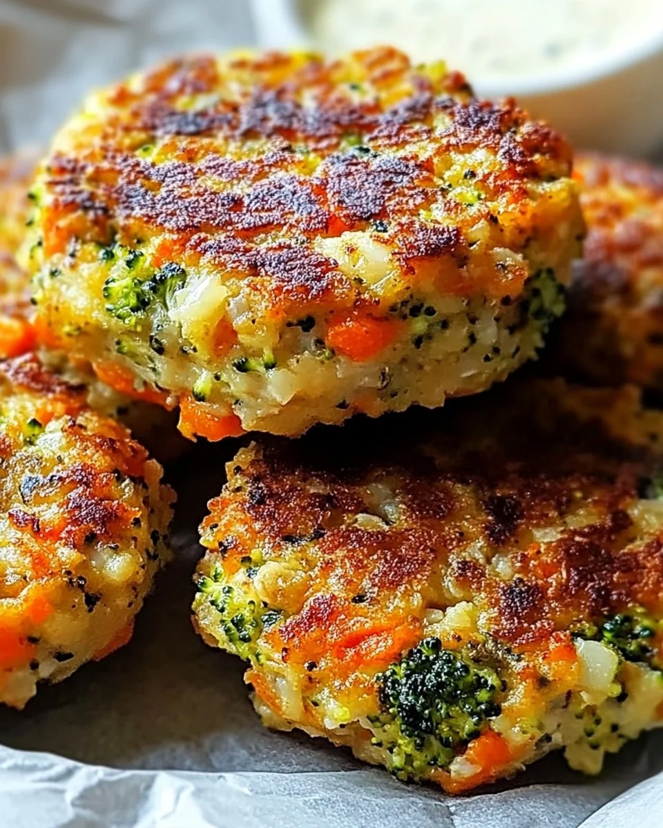 Gesunde Gemüsefrikadellen aus frischen Zutaten auf einem Teller serviert.