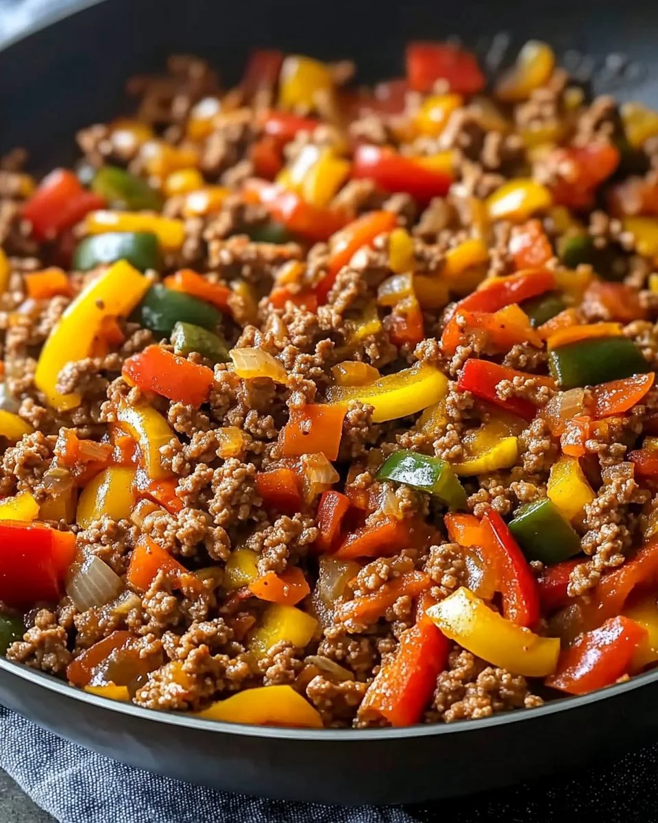 Hackfleisch Gemüse Pfanne