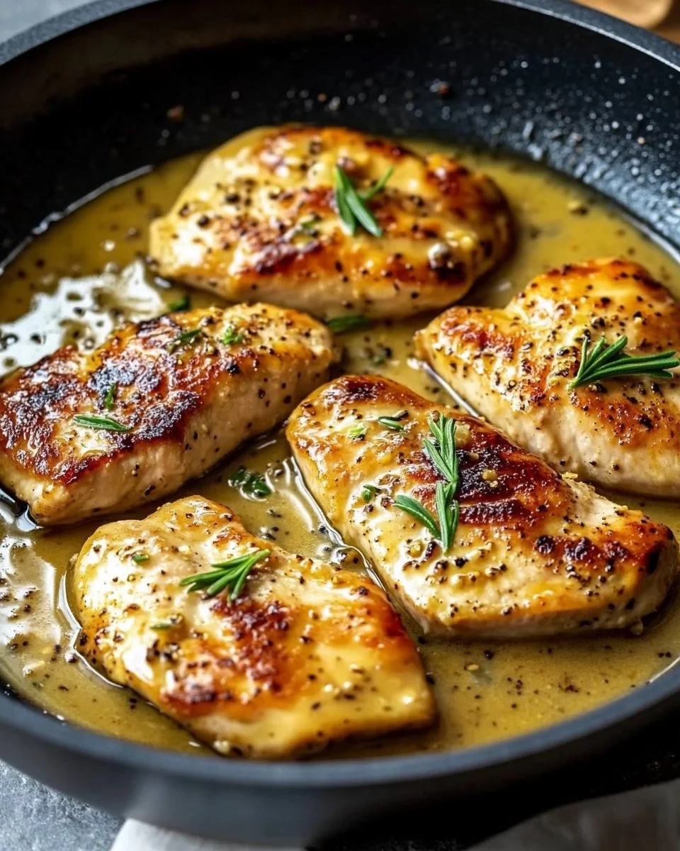 Hähnchenpfanne in Honig-Senfsoße