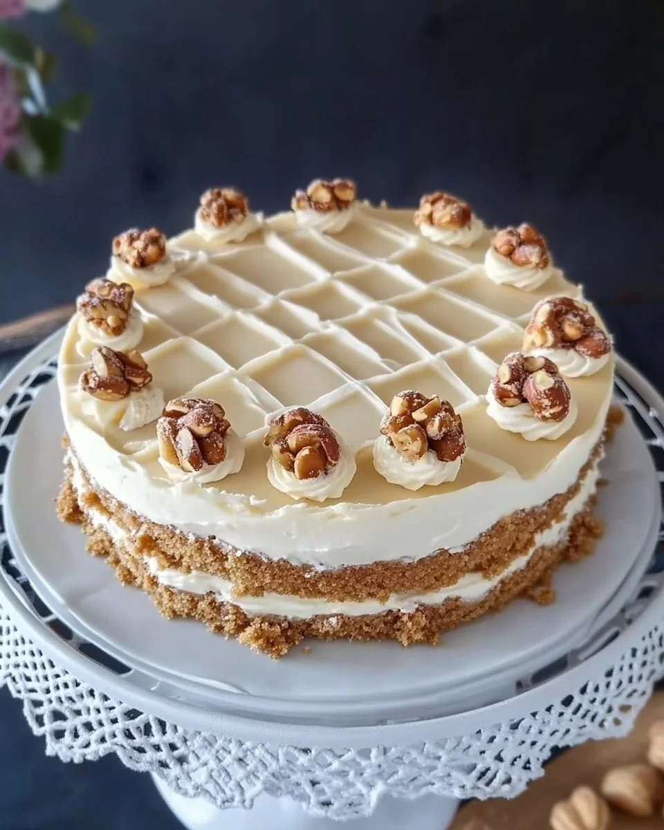 Lübecker Marzipan Nusstorte