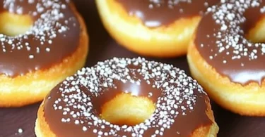 Mini Zitronen-Donuts mit Zitronenglasur