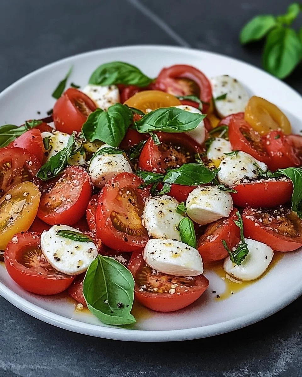 Tomatensalat mit Mozzarella