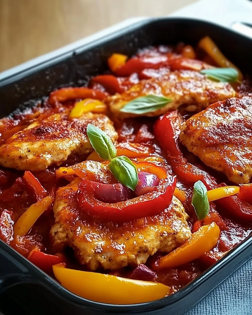 Zigeuner Schnitzel aus dem Ofen