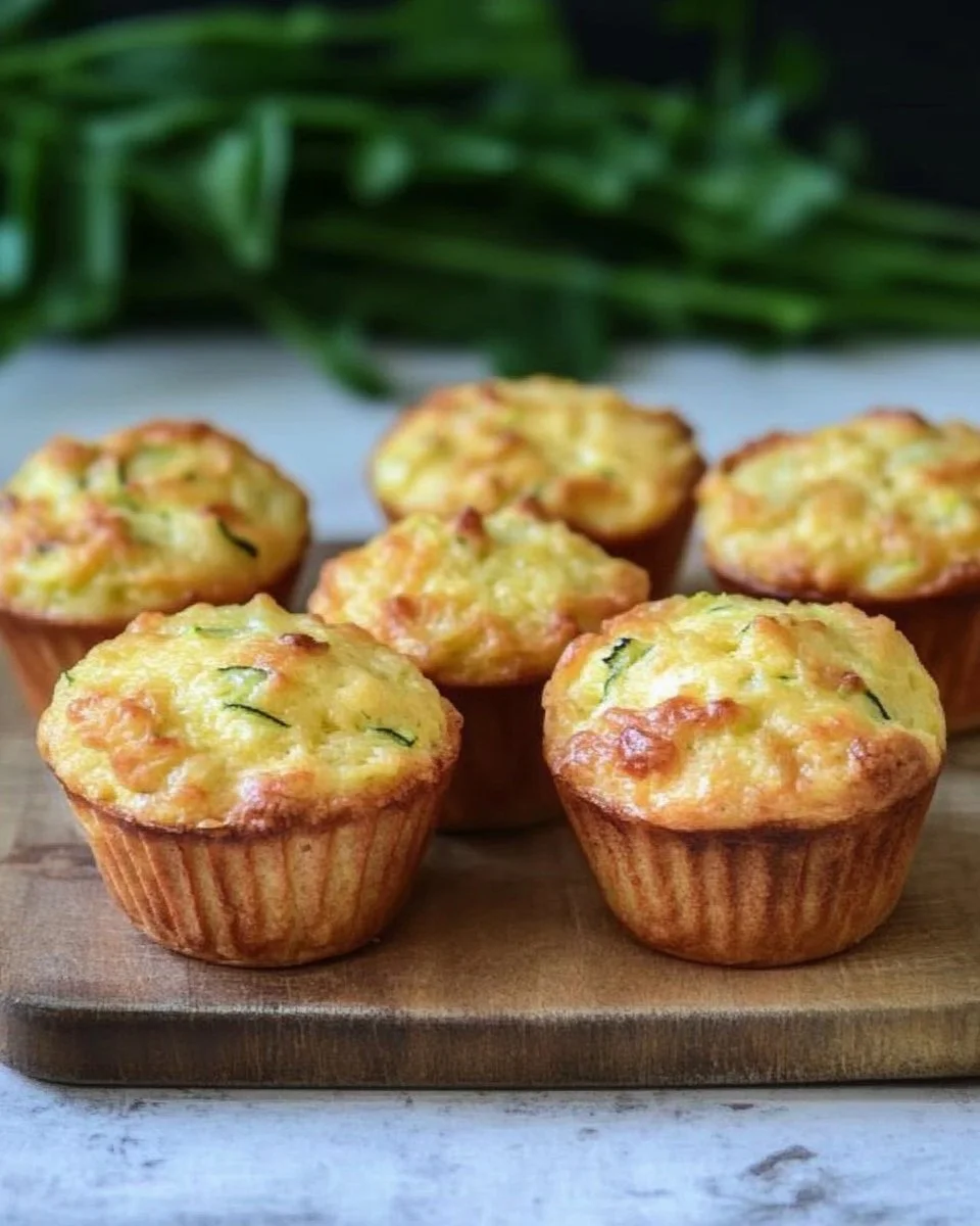 Zucchini Käse Muffins frisch aus dem Ofen