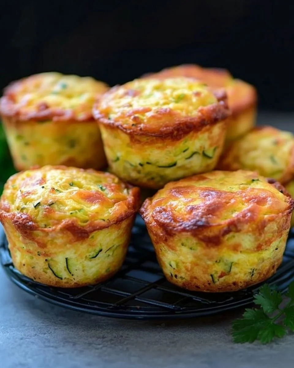 Zucchini Käse Muffins