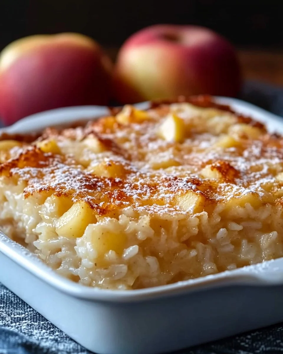 10 Minuten Apfel-Reis-Auflauf mit Suchtpotenzial