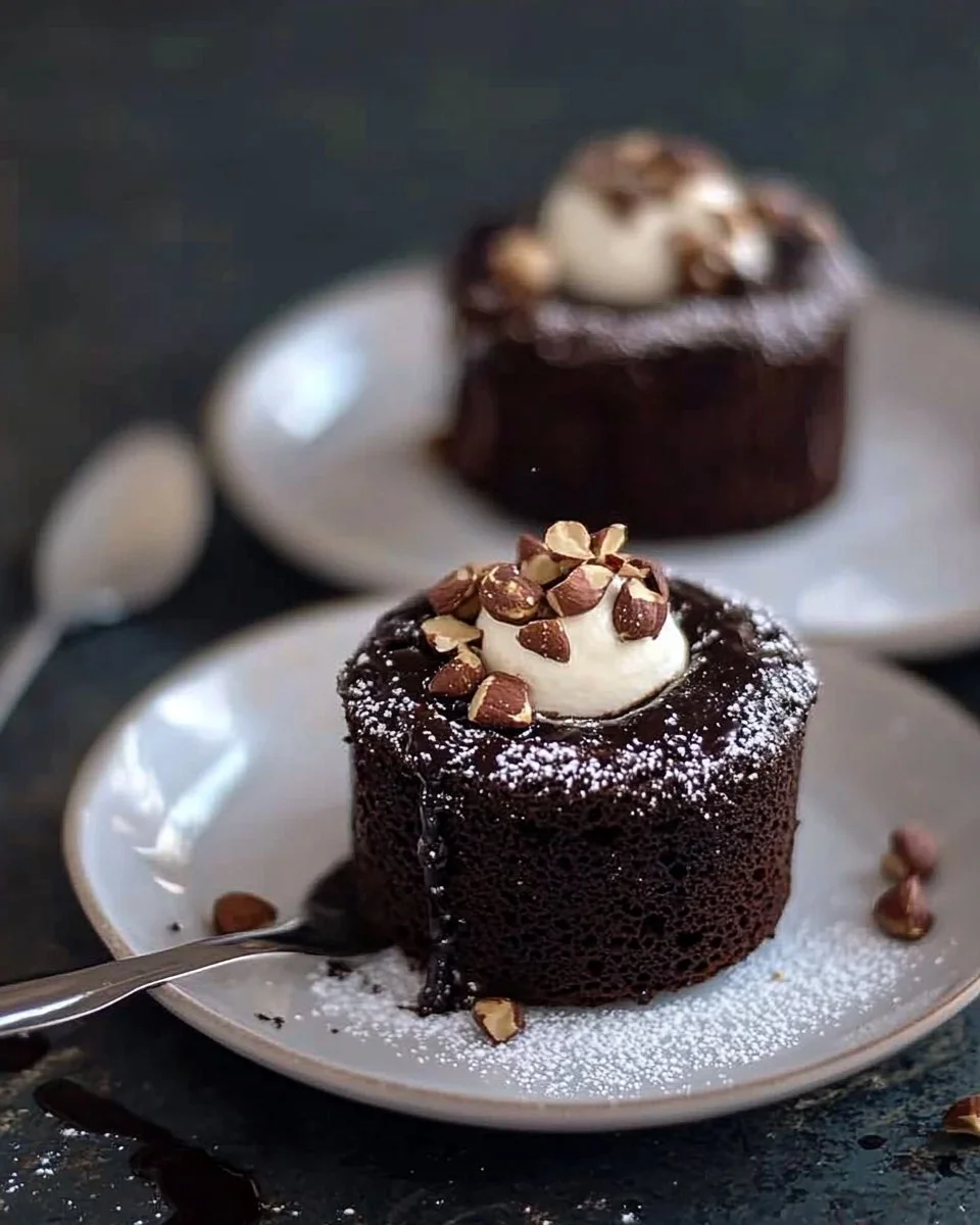 4-Minuten Nuss-Mug-Cake für die Mikrowelle
