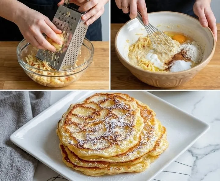 Apfel-Joghurt-Pfannkuchen