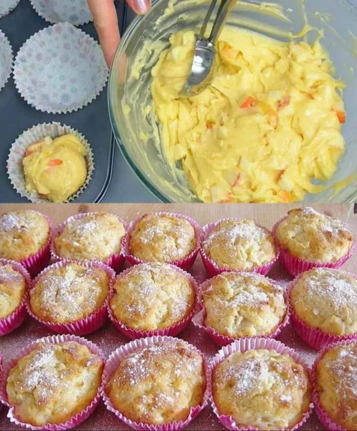 Apfel Quark Muffin