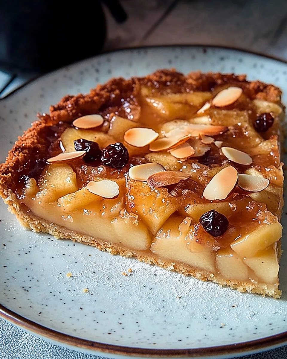 Apfelkuchen mit Bienenstichbelag