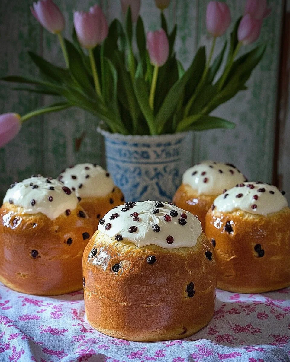 Authentischer Kulitsch - Traditionelles Russisches Ostergebäck