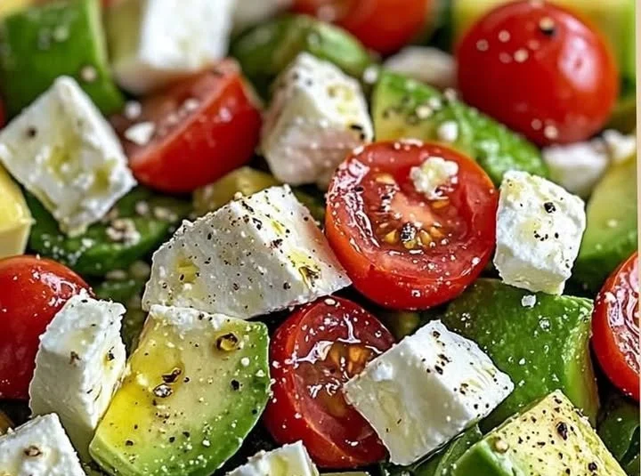Avocado-Feta-Salat