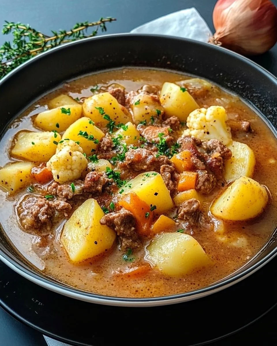 Blumenkohl Hack Kartoffel Eintopf