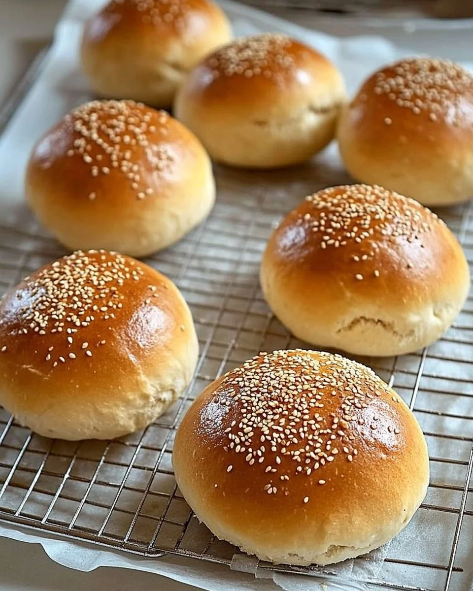 Burger Brötchen mit Dinkelmehl