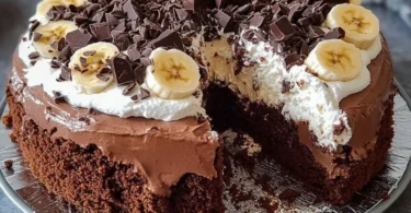 Carinas schokoladiger Mole-Kuchen auf einem Teller serviert