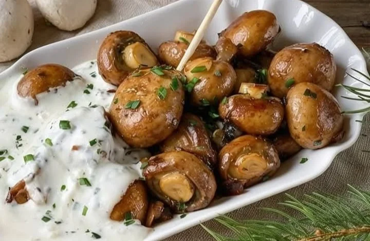 Champignons wie vom Jahrmarkt
