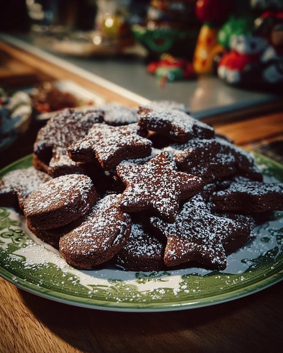 Leckere englische Schokoladenkekse frisch gebacken