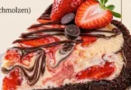 Erdbeer Käsekuchen ohne Backen, ein köstliches Dessert mit frischen Erdbeeren