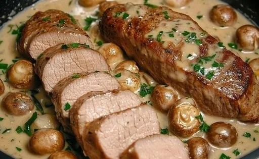 Filetpfanne mit Champignons