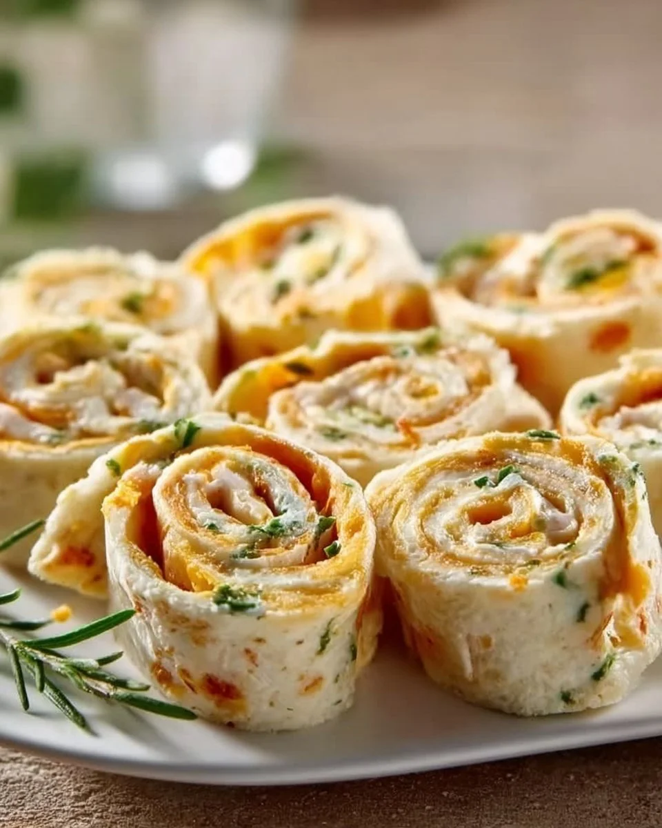 Leckere Frischkäse-Wickel mit frischem Gemüse und Kräutern
