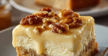 Friss-dich-dumm-Kuchen auf einem Teller, bunt dekoriert und appetitlich angerichtet.