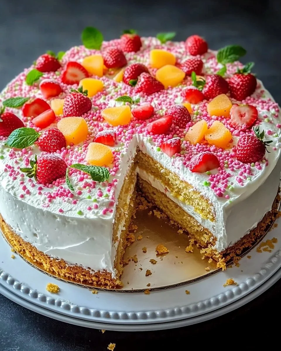Frühlingstorte für Faule