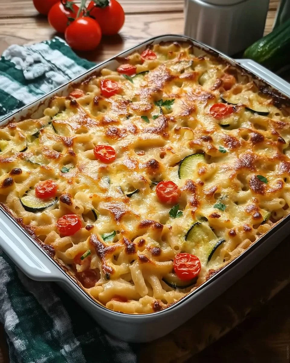 Gyros-Makkaroni-Auflauf