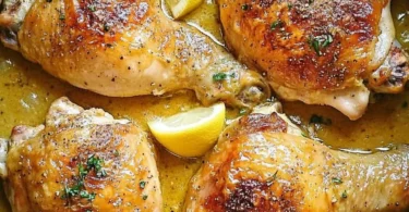 Hähnchenkeulen für Sauce-Liebhaber, zart und saftig zubereitet