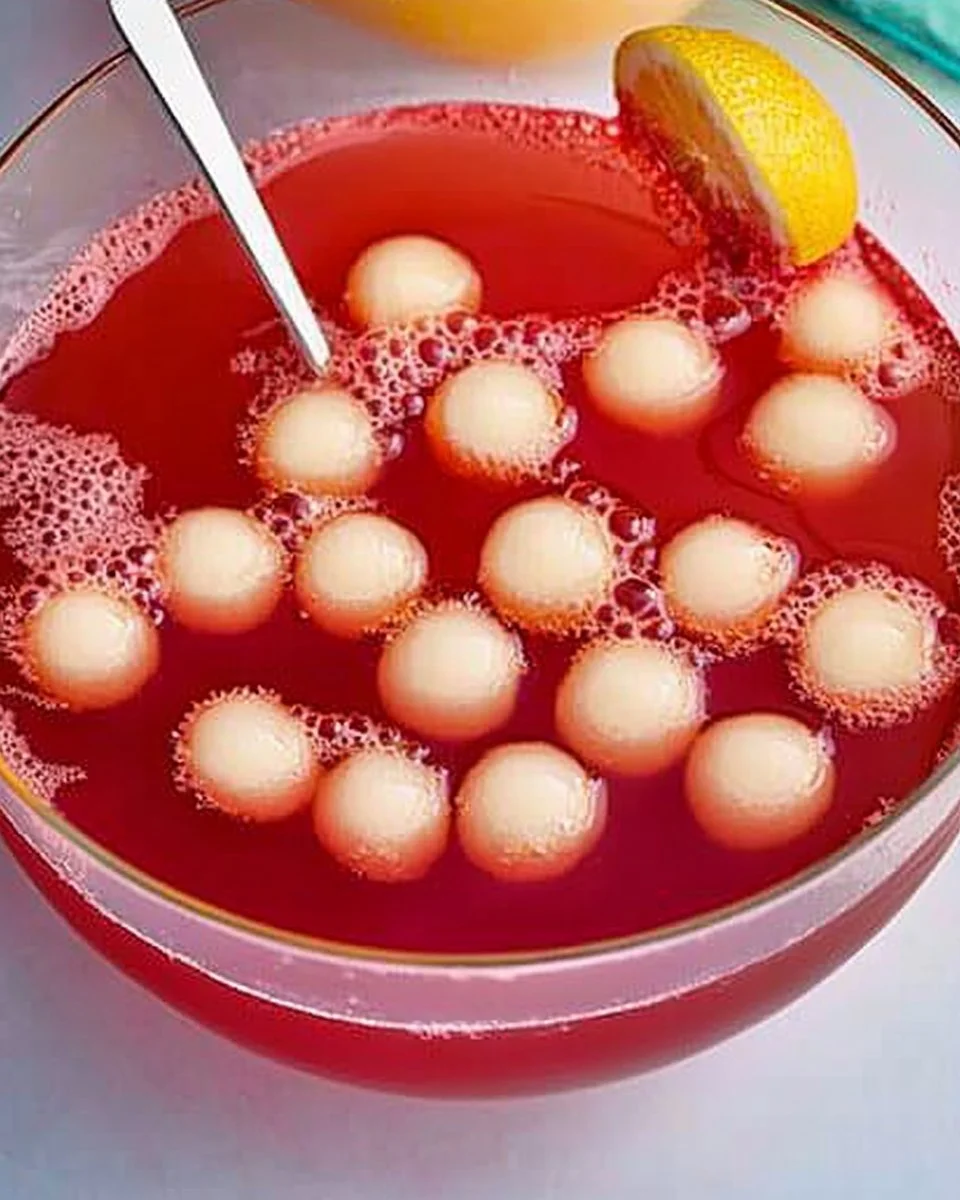 Himbeer-Melonen-Punsch alkoholfrei