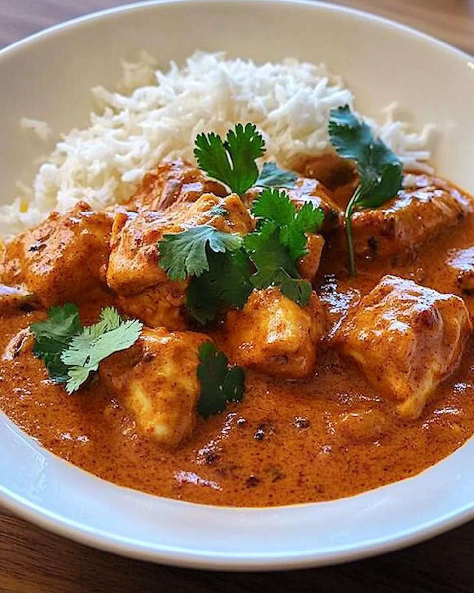 Indisches Butterhühnchen aus dem Ofen