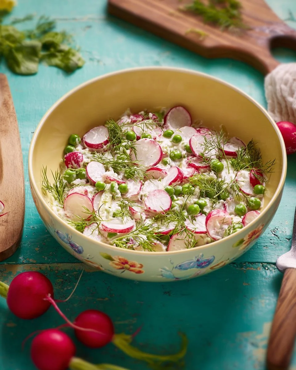 Kartoffelsalat mit Radieschen