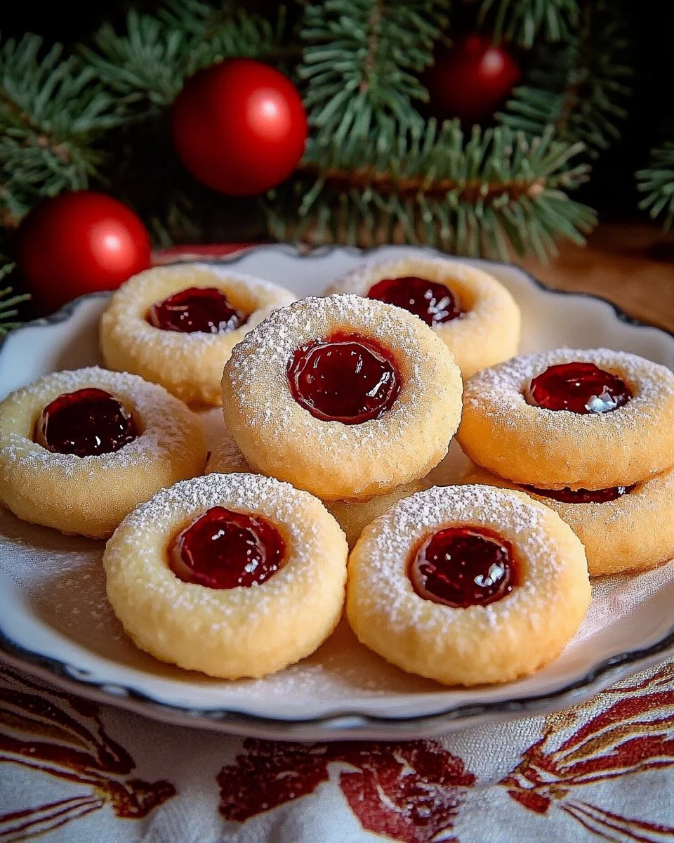 Kekse mit Marmelade
