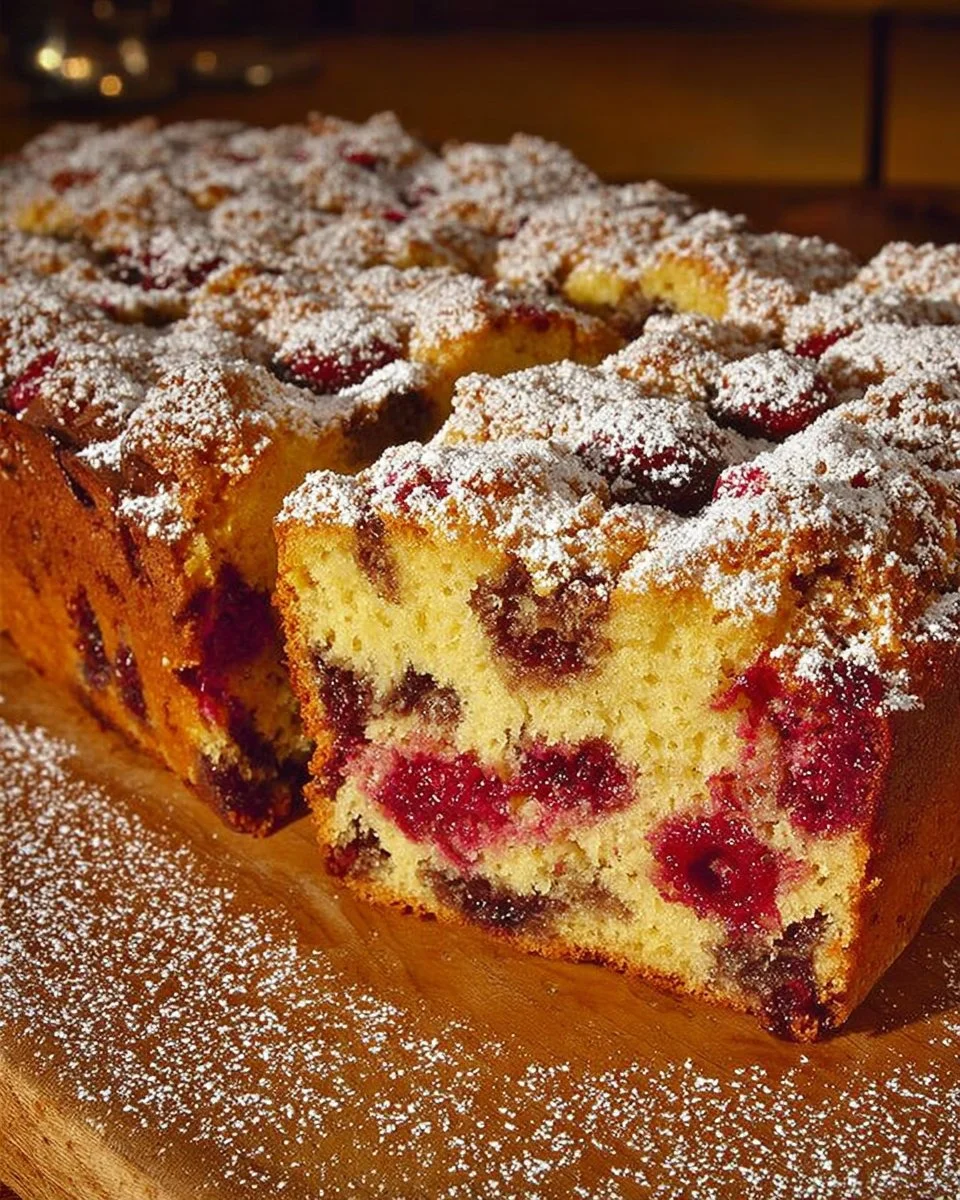 Leckerer Kirschkuchen mit frischen Kirschen und zartem Teig
