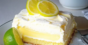 Limonen Mascarpone Kuchen - cremiger Kuchen mit Limonen und Mascarpone für frischen Genuss
