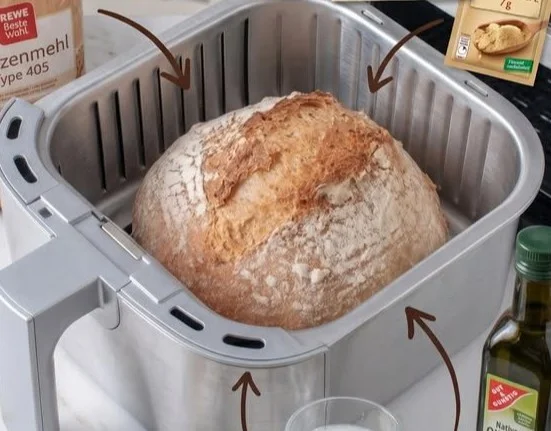 Luftfritteusen-Brot