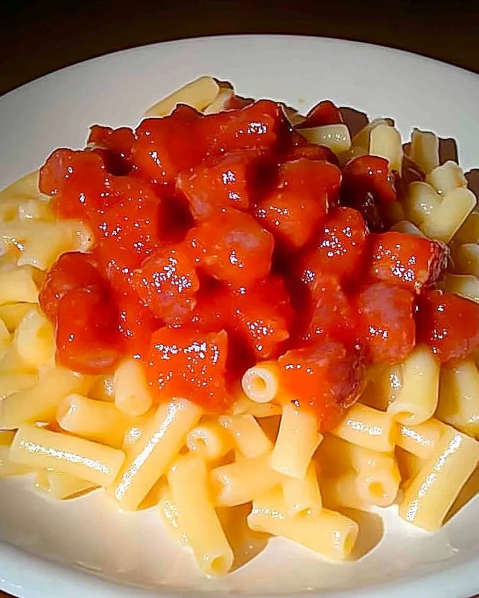 Makaroni mit Tomatensauce