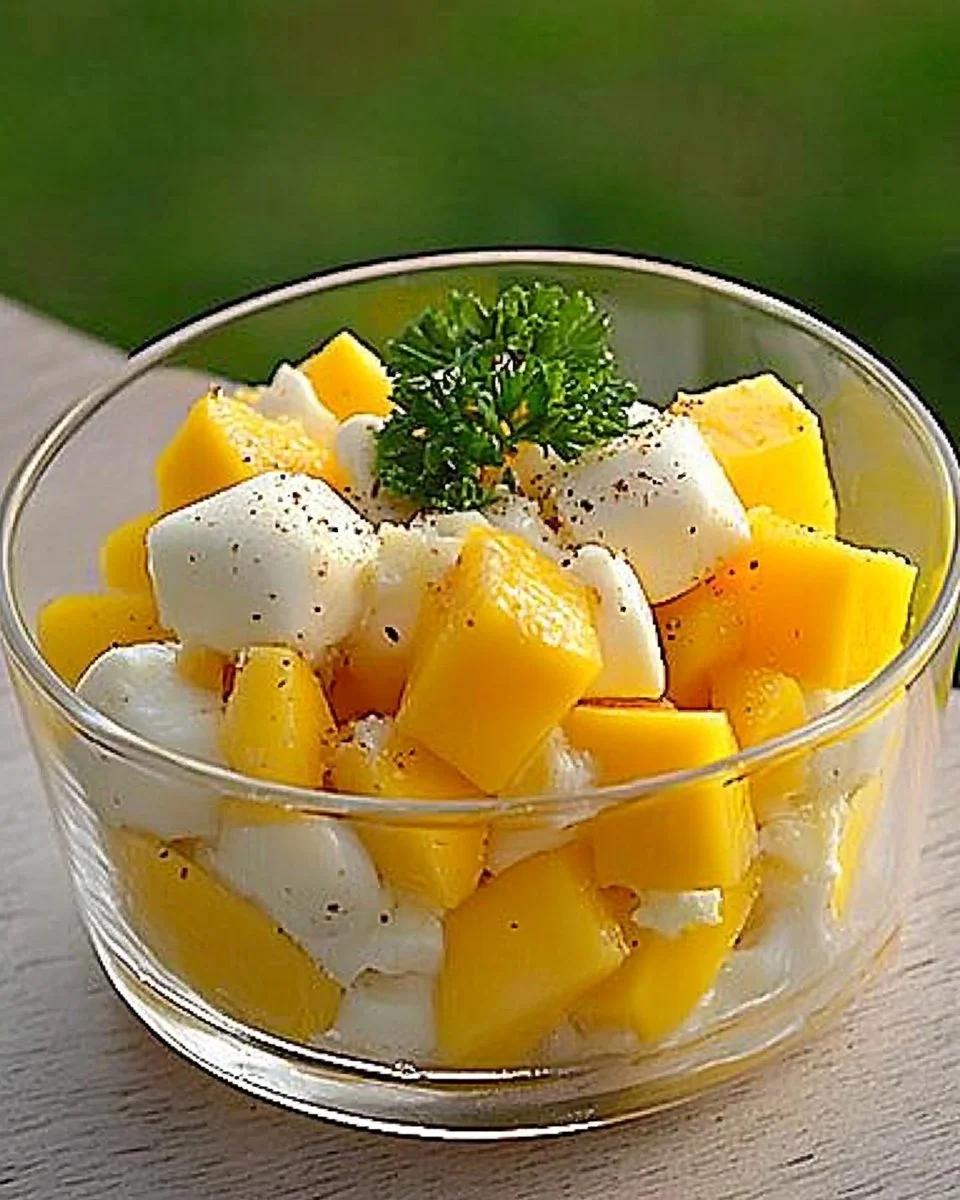 Mango-Mozzarella-Salat