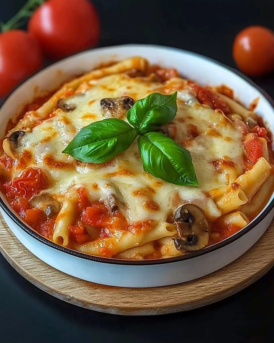 Köstlicher Nudel-Tomaten-Auflauf aus frischen Zutaten