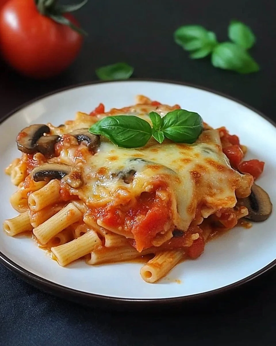 Nudel-Tomaten-Auflauf