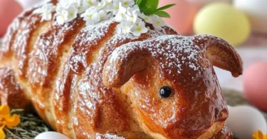 Osterlamm nach Omas Rezept, traditionelles Gebäck für Ostern
