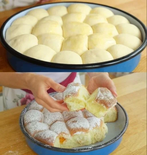Omas Buchteln, fluffige Hefeknödel mit köstlicher Füllung