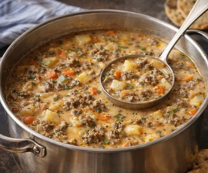 Omis Hackfleischsuppe