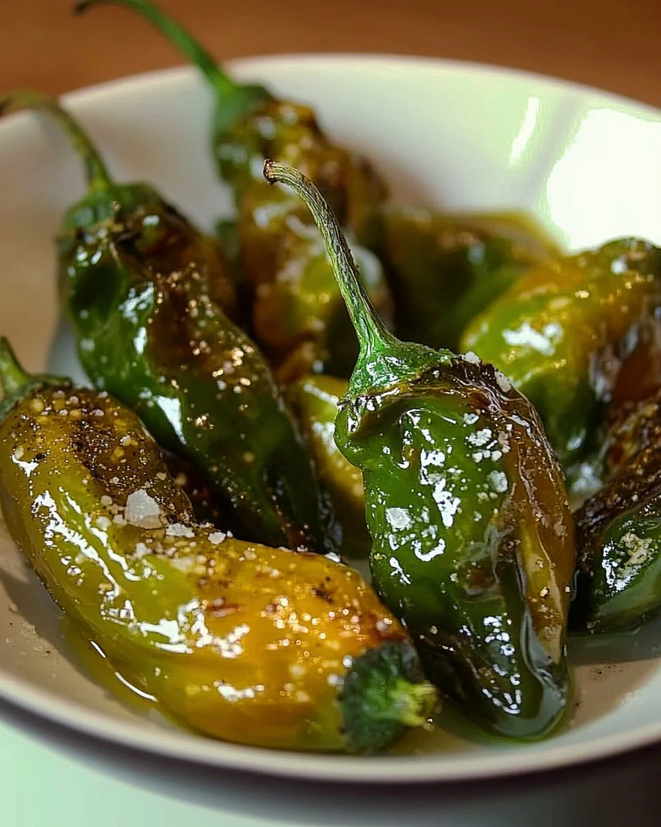 Padron-Paprika mit Fleur de Sel