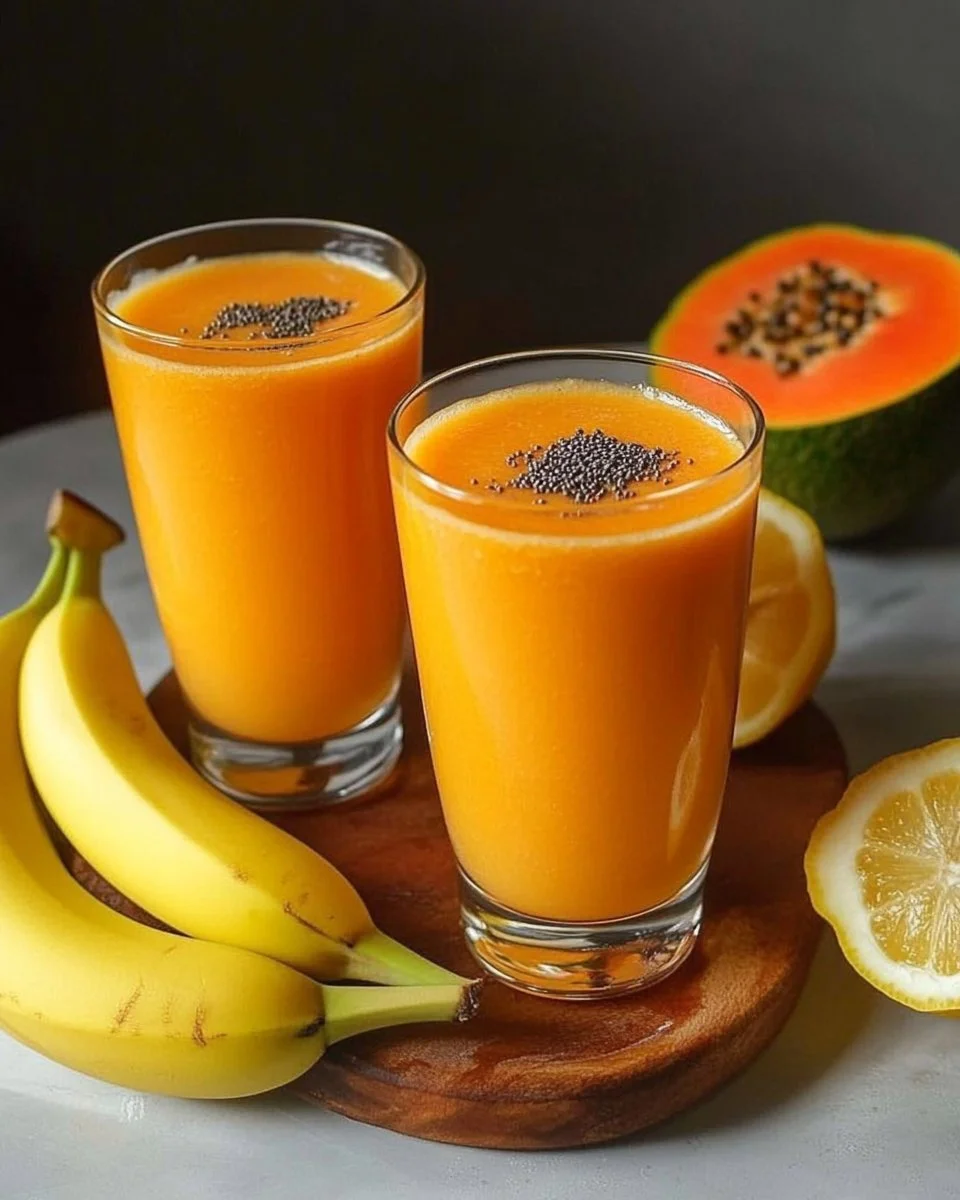 Papaya-Bananen-Smoothie