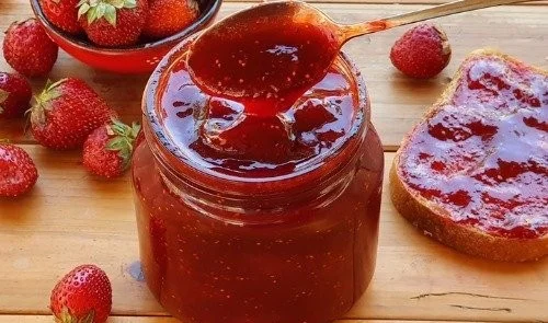 Perfekte Erdbeermarmelade