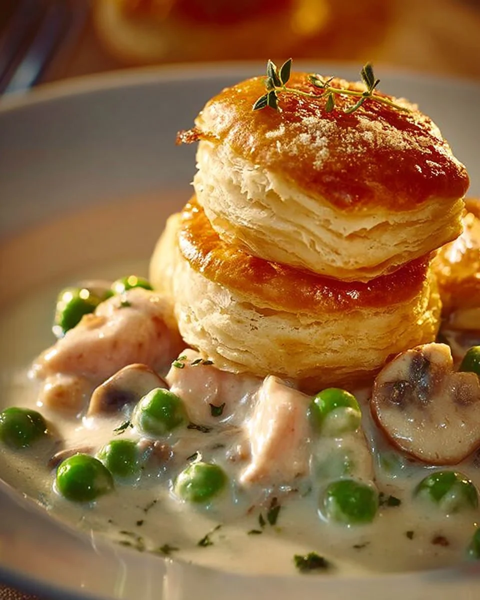 Traditionelles Ragout fin, serviert in einer eleganten Schüssel, mit hochwertigen Zutaten.